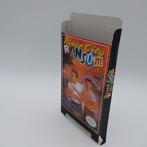 River City Ransom/ Street Gangs - Vervangende doos, stofkap, blok - NTSC of PAL - NES - dik karton zoals in het origineel. hoofdkwartier!