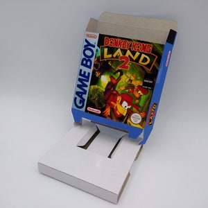 Donkey Kong Land 2 - Replacement box with inner tray option - Game Boy/ GB - PAL or NTSC - Top Quality !!