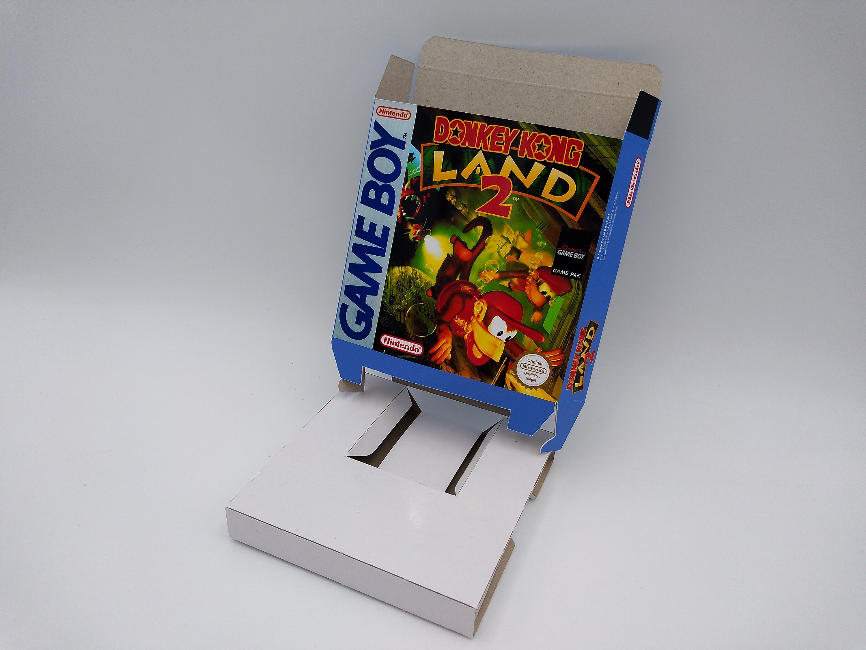 Donkey Kong Land 2 Replacement Box With Inner Tray Option Game Boy