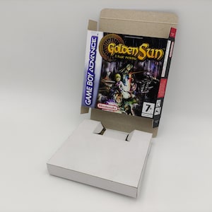 Golden Sun The Lost Age - Vervangende doos met optie binnenlade - GBA/ Game Boy Advance - dik karton. Hoofdkwartier!!