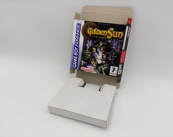 Golden Sun The Lost Age - Replacement box with inner tray option - GBA/ Game Boy Advance - thick cardboard. HQ !!
