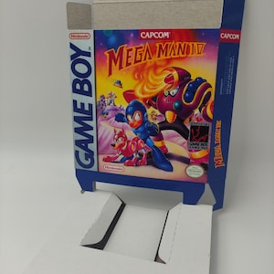 Mega Man: Dr. Wily's Revenge - NTSC o PAL - Game Boy/GB - Caja de repuesto con opción de bandeja interior - Cartón grueso. ¡Calidad superior!