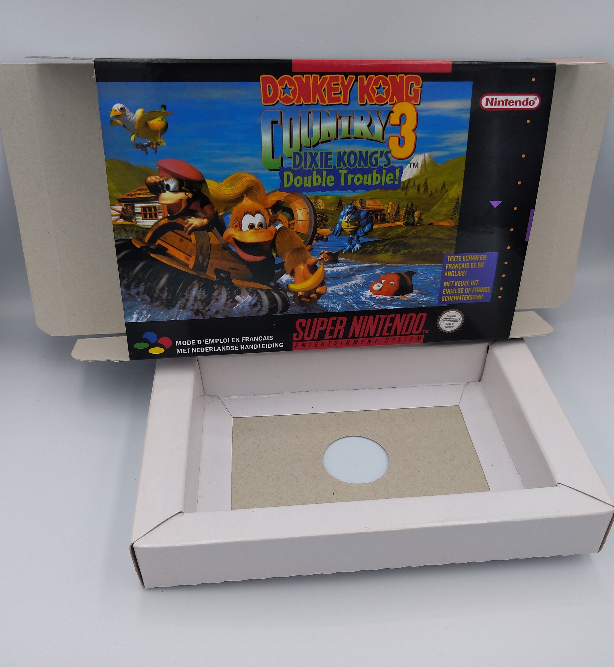 3組セットBOX DONKEY KONG COUNTRY 6LP 新品 送料込 Donkey Kong Country (SNES, Super Nintendo, 1994) Complete in