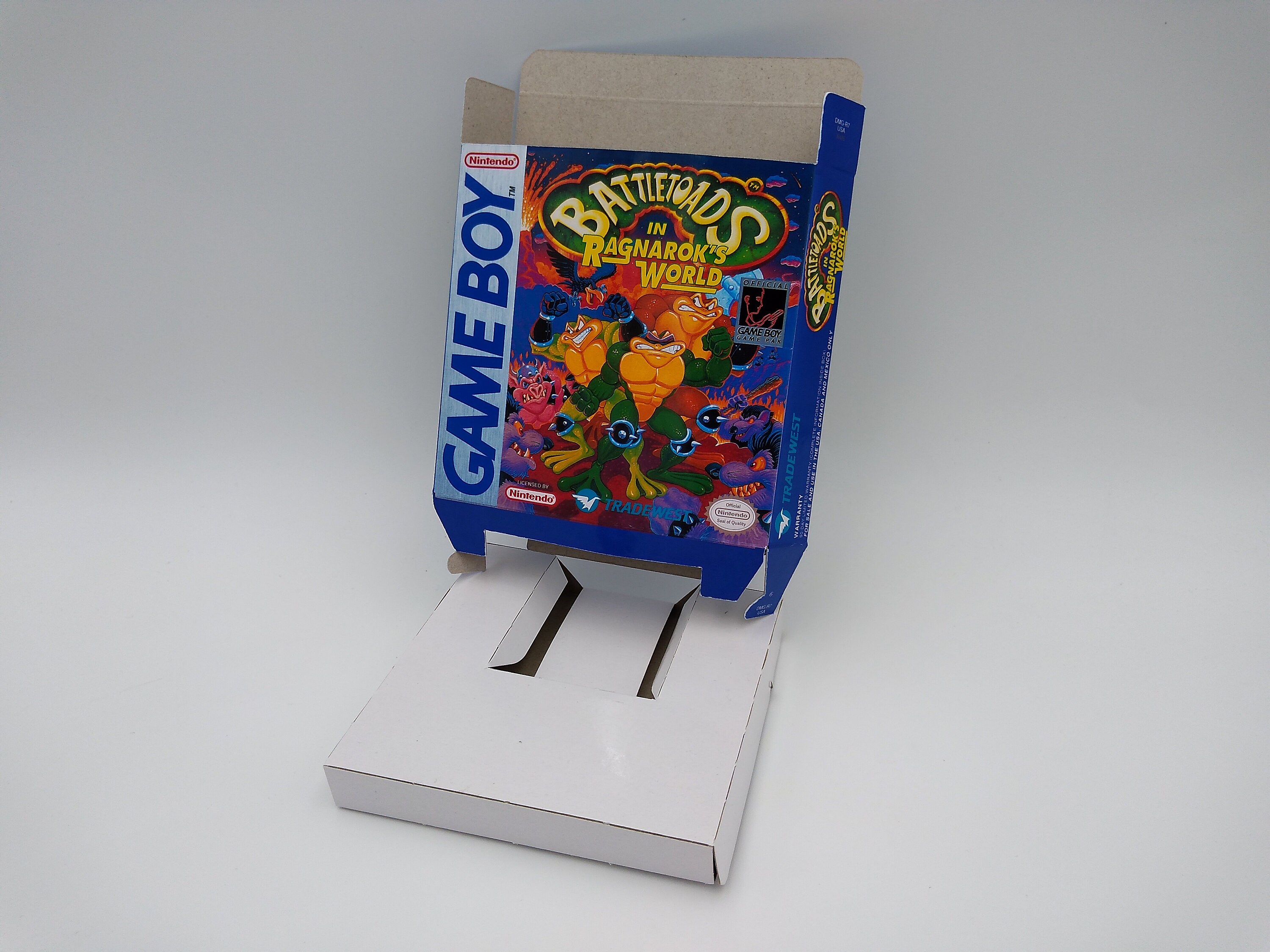 Battletoads in Ragnarok's World Game Boy/ GB Replacement Box