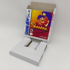 Shantae - Replacement - Game Boy Color - box with inner tray option - thick cardboard. Top Quality !!