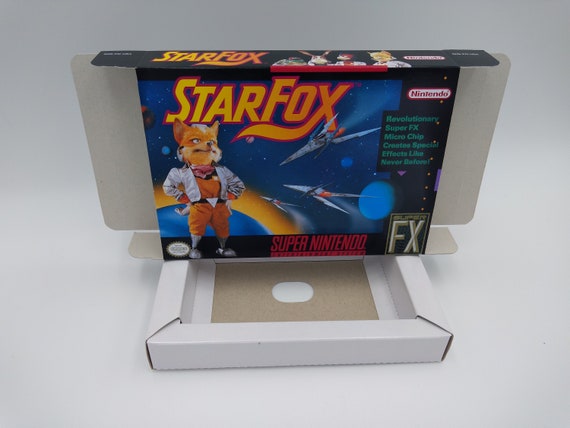 Starfox - NTSC - Replacement Box With Inner Tray Option