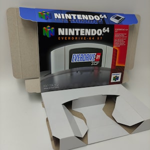 Everdrive - doos met binnenbakoptie - N64 - dik karton. Topkwaliteit !!