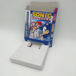 Sonic Advance - Vervangende doos met optie binnenlade - Game Boy Advance/GBA. Dik karton. Hoofdkwartier!