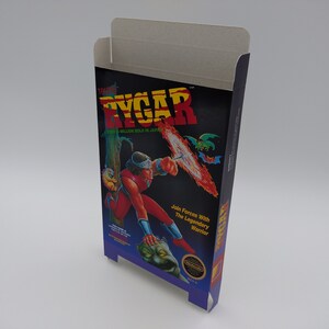 Rygar - vervangende doos, stofkap, blok - NES - NTSC of PAL - dik karton zoals in het origineel. Top kwaliteit !