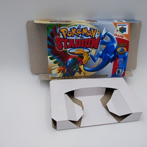 Pokemon Stadium 2 - PAL of NTSC - doos met binnenbakoptie - N64 - dik karton zoals in het origineel. Topkwaliteit!