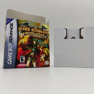 Fire Emblem the Sacred Stones - Vervangende doos met optie binnenbak - Gameboy Advance/ GBA - dik karton. Top kwaliteit !