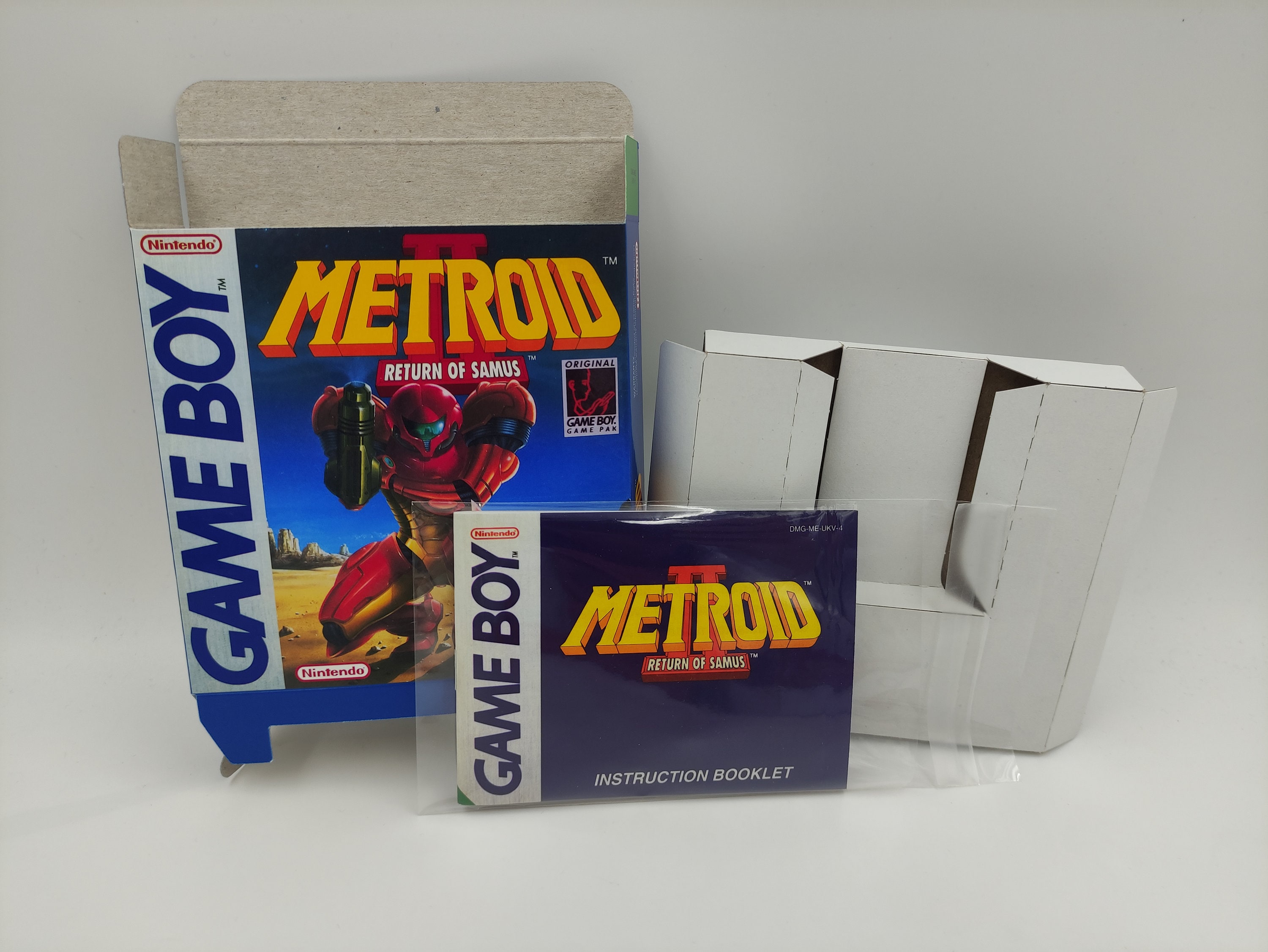 メトロイドII Metroid 2 ゲームボーイ　gameboy 箱　説明書有り メトロイドII Metroid 2 ゲームボーイ gameboy 箱 説明書有り