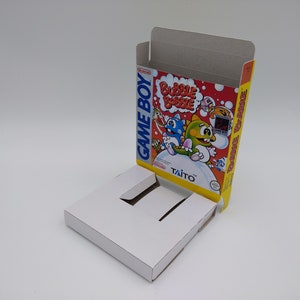 Bubble Booble - Game Boy/GB - Replacement box with inner tray option - PAL - thick cardboard. Top Quality !!