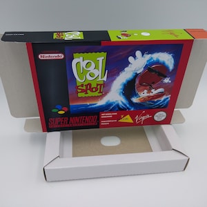 Cool Spot - Boîte de rechange avec option de plateau intérieur - PAL ou NTSC - SNES - Carton épais comme dans l&#39;original. Qualité supérieure !!