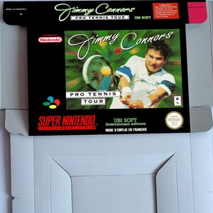 Buy Jimmy Conners Pro Tennis Tour | NTSC | Super Nintendo | SNES ...