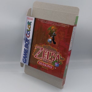 The Legend of Zelda Oracle of Seasons - Vervangende doos met binnenlade - Game Boy Color/ GBC - dik karton zoals in het origineel. Hoofdkwartier!
