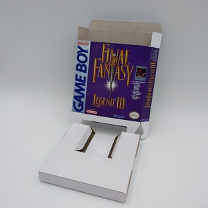 The Amazing Spider-Man - Replacement box with inner tray option - Game boy/  GB. Thick cardboard. HQ!