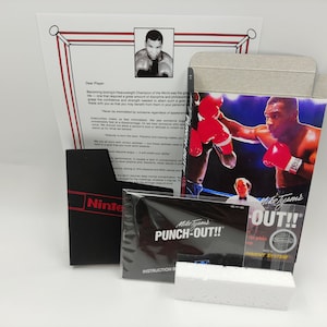 Mike Tyson's punch-out!! - Vervangende doos, handleiding, stofkap, blok - NES - NTSC of PAL - dik karton zoals in het origineel. Top kwaliteit