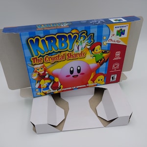 Kirby 64 the Crystal Shards - doos met binnenbakoptie - NTSC of PAL - N64 - dik karton. Topkwaliteit!