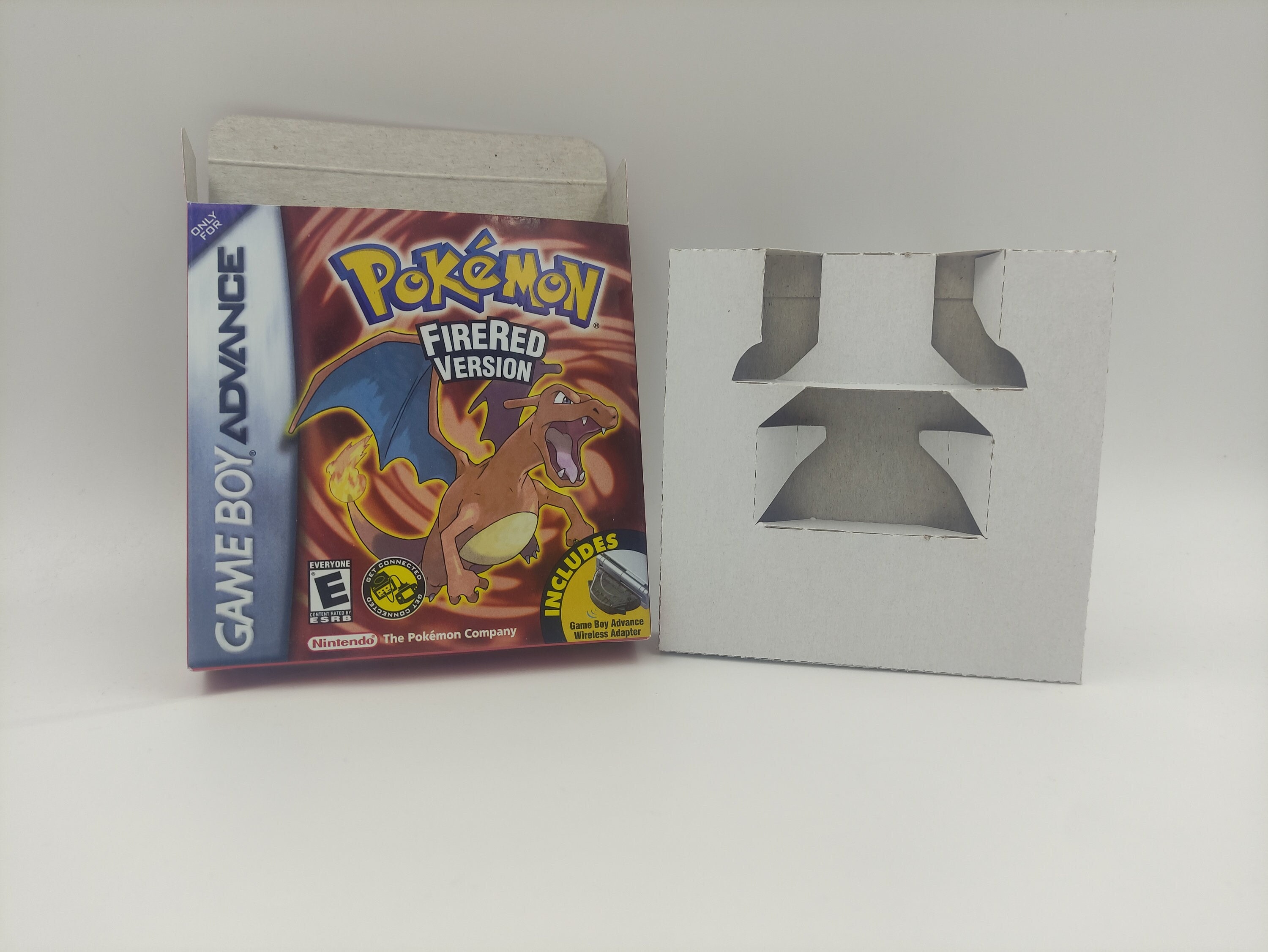 Pokémon Firered Version - Replacement Box With Inner Tray