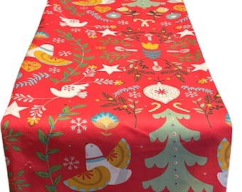 Escandinavo, Nórdico, Navidad, Camino de mesa, 1 m, 1,5 m, 1,9 m, largo x 30 cm, Decoración