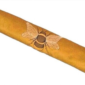 Gold, Velvet, Bee, Embroidered, Draught Excluder, Draught Stopper, Gift Idea