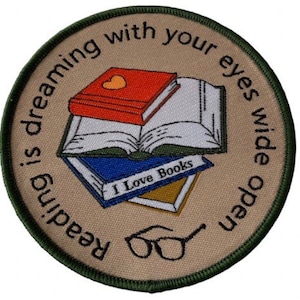 I Love Books,  Patch,  **Last Two**, Gift Idea