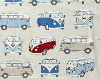 Camper Van Print,  Tea Towel, Dish Towel, Gift Idea