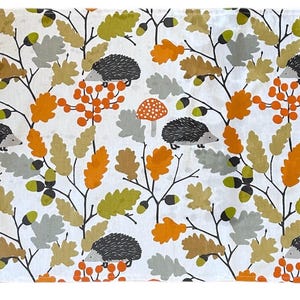 Woodland, Hedgehog, Print, Tea Towel, Dish Towel, Gift Idea
