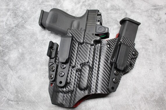 thumbnail image 2 of IWB Tuckable Holster For Glock 43X MOS With Streamlight TLR-6, Red Dot Ready, Right Hand 2 of 2