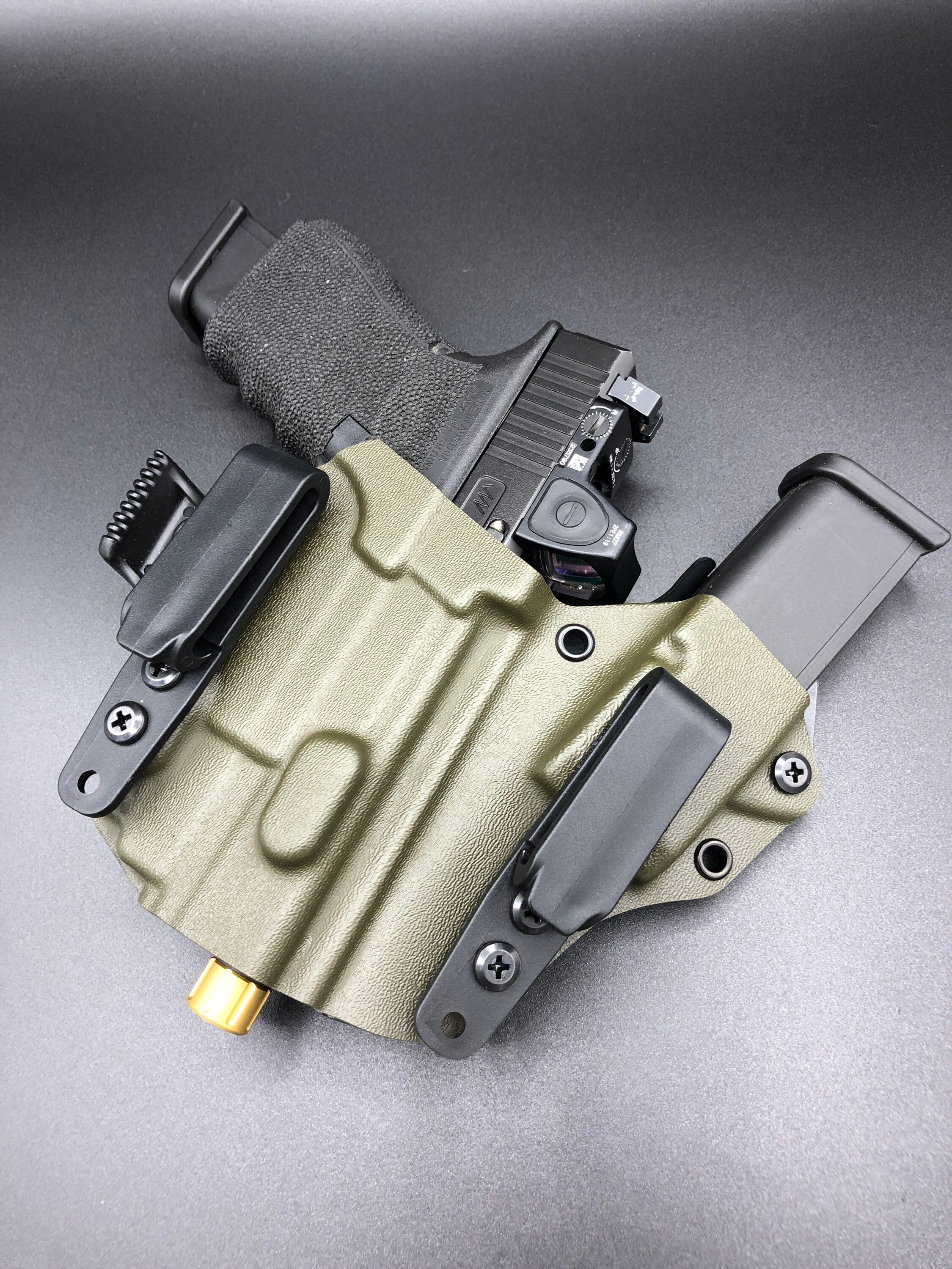 EDSC Appendix IWB Sidecar Style Kydex Holster Fits All Glock 9/40 With