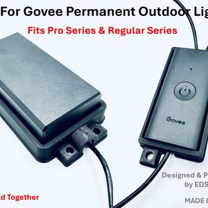 Govee Pro and Reg Permanent Outdoor Lights Bracket for Power Supply & Controller - Brackets ONLY - Ships SAME or NEXT Day