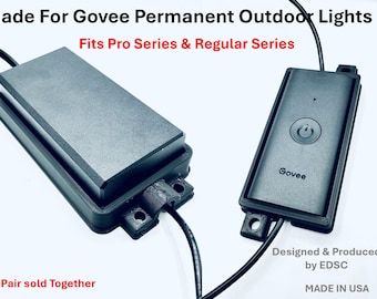 Govee Permanent Outdoor Lights Power Supply & Controller Brackets | Fits all H706 and H705 permanent light series