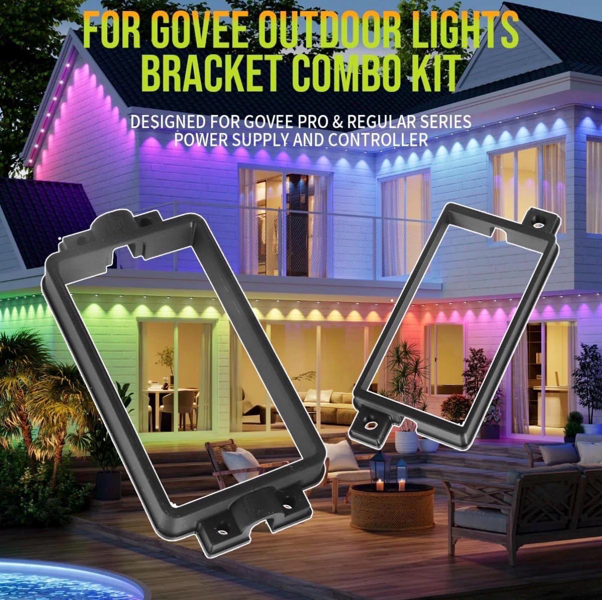 Govee Permanent Outdoor Lights Power Supply & Controller Brackets | Fits  All H706 and H705 Permanent Light Series - This is for Bracket Only - Etsy