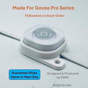 Govee Permanent Outdoor Pro Lights - Staffa di montaggio per serie Pro per soffitto/grondaia - SPEDIZIONE LO STESSO GIORNO O IL GIORNO SUCCESSIVO e spedizione gratuita in 1-3 giorni