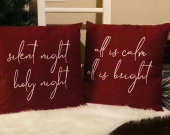 silent night baby pillow