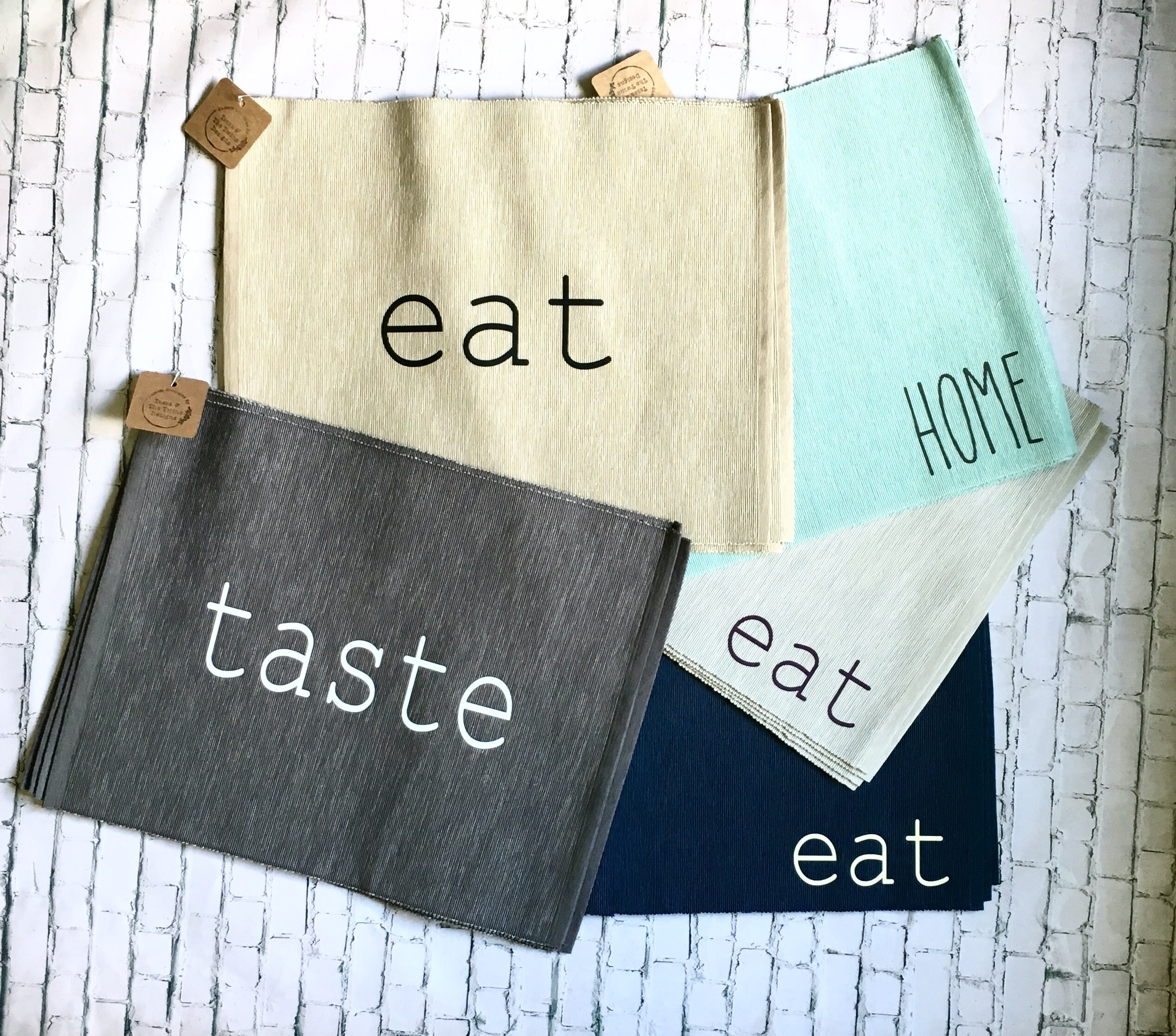 Farmhouse Style Placemat Set/ Table Setting/ Placemat Etsy