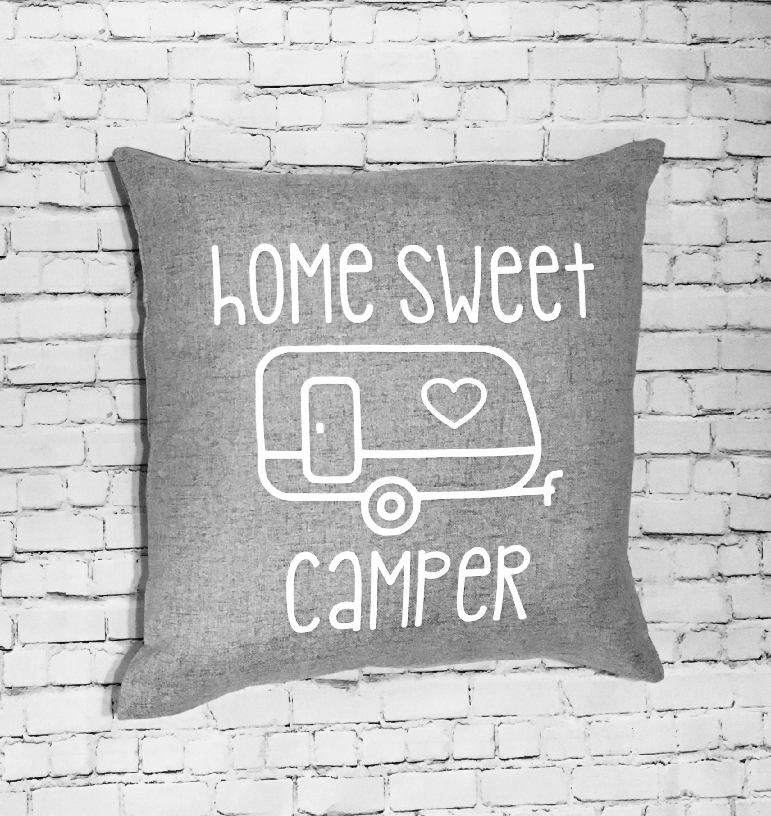 Home Sweet Camper/ Camp Pillow/ Pillow Cover Etsy