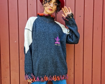 SPORT ICE by ICEBERG 90s Vintage Reworked Jumper in Pure Virgin