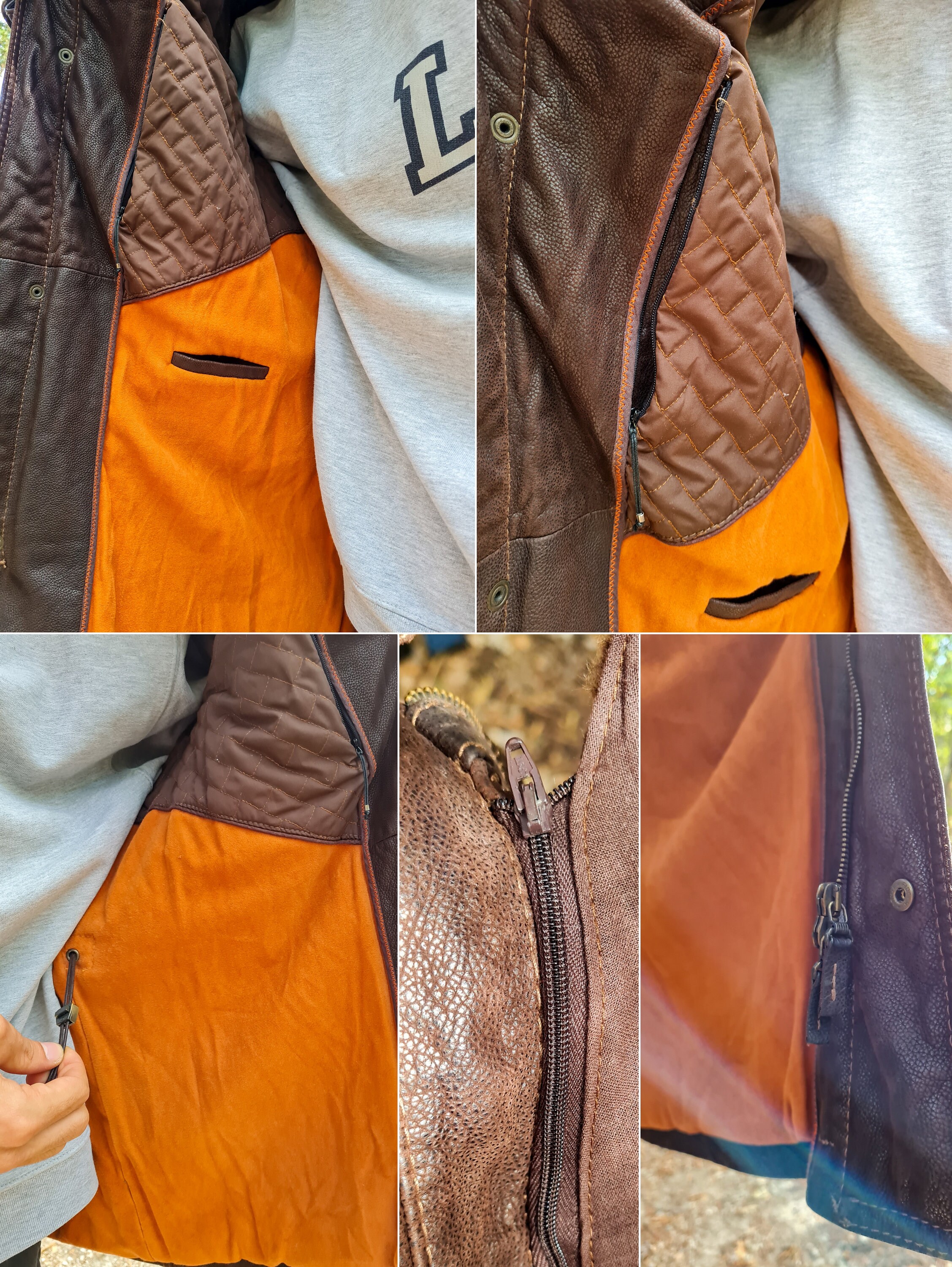 ジャケット・アウター vintage made in ITALY GHEZZI leather jkt Original Rare Vintage 90s Versace Haute Couture Leather