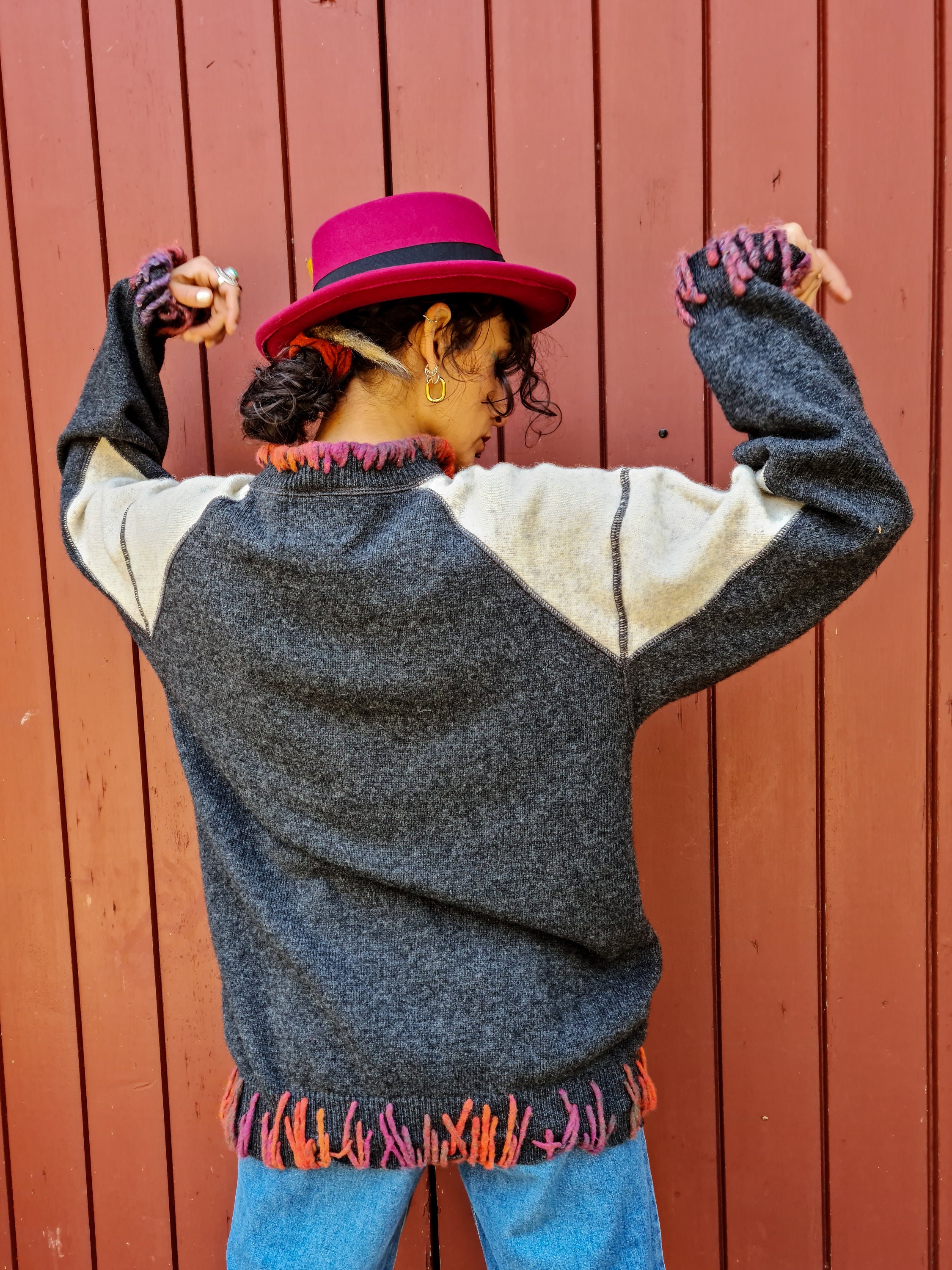 SPORT ICE by ICEBERG 90s Vintage Reworked Jumper in Pure Virgin