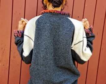SPORT ICE by ICEBERG 90s Vintage Reworked Jumper in Pure Virgin