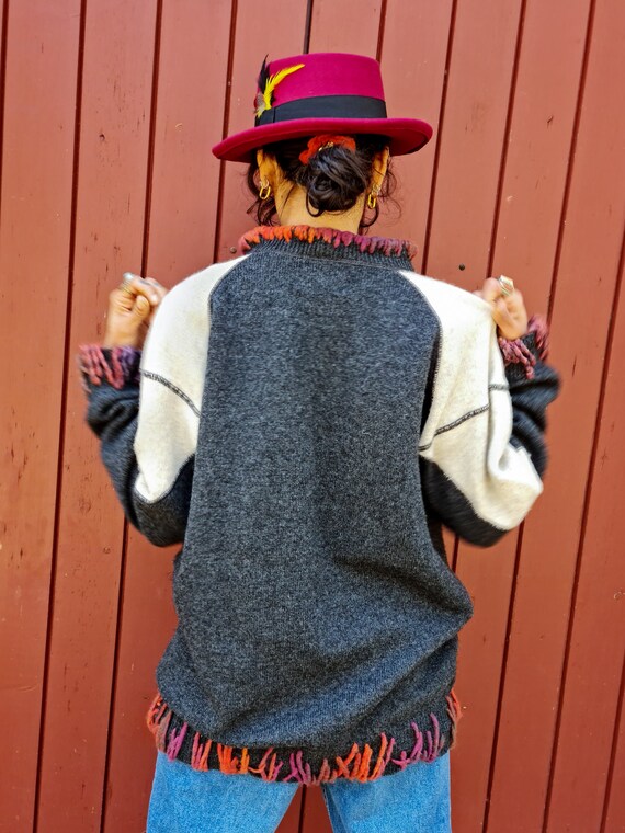 SPORT ICE by ICEBERG 90s Vintage Reworked Jumper in Pure Virgin