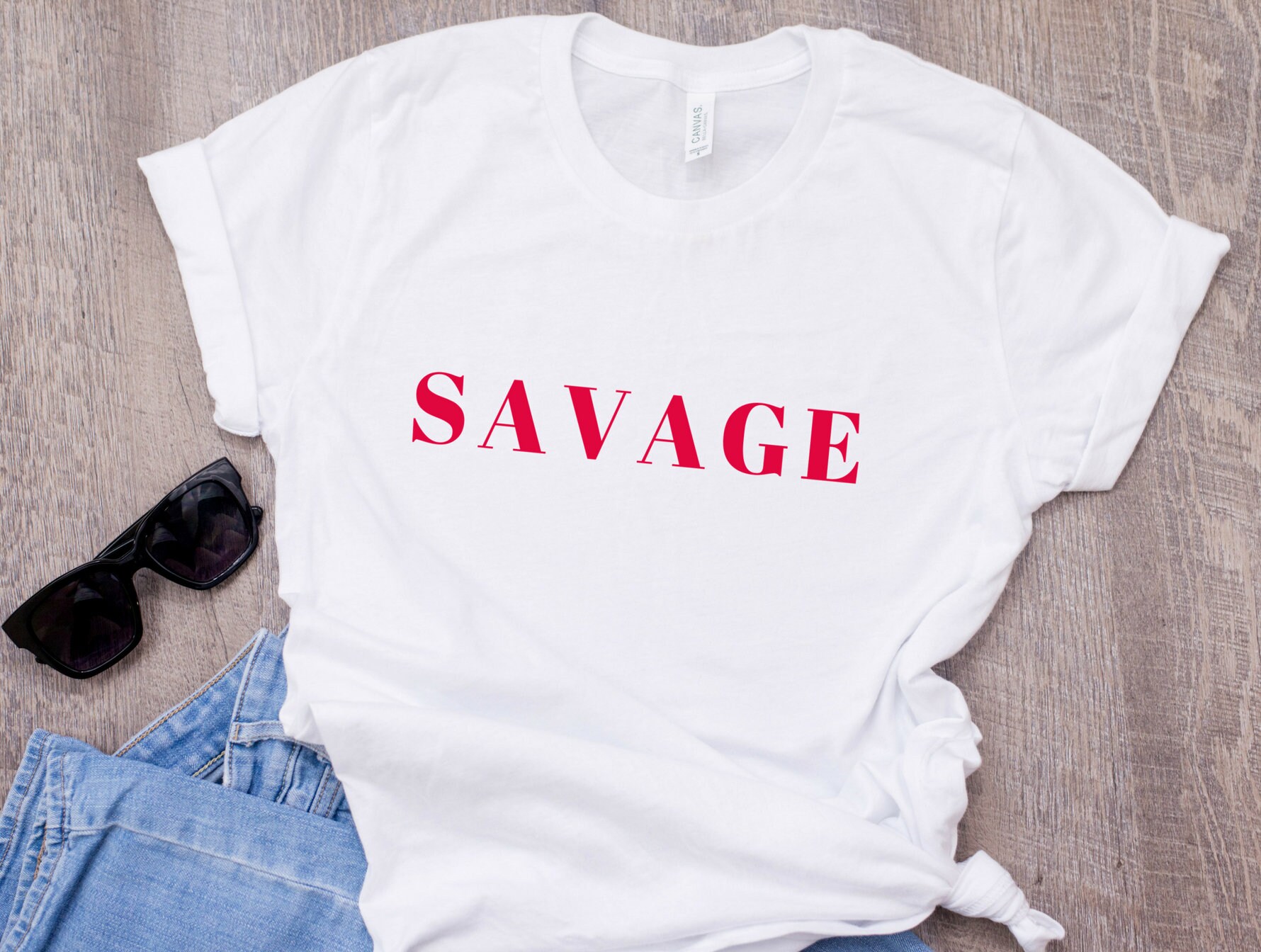 Savage shirt Savage t-shirt Savage AF Savage tee Best | Etsy