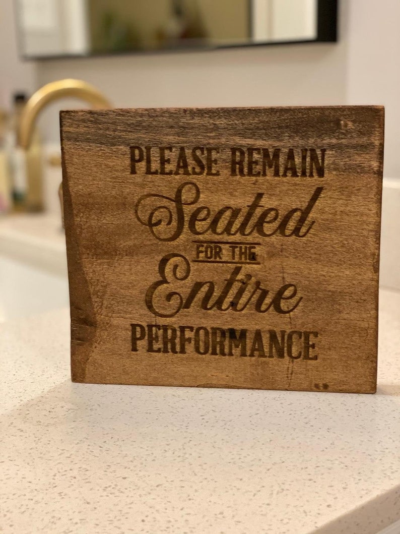 Please Remain seated for the Entire Performance