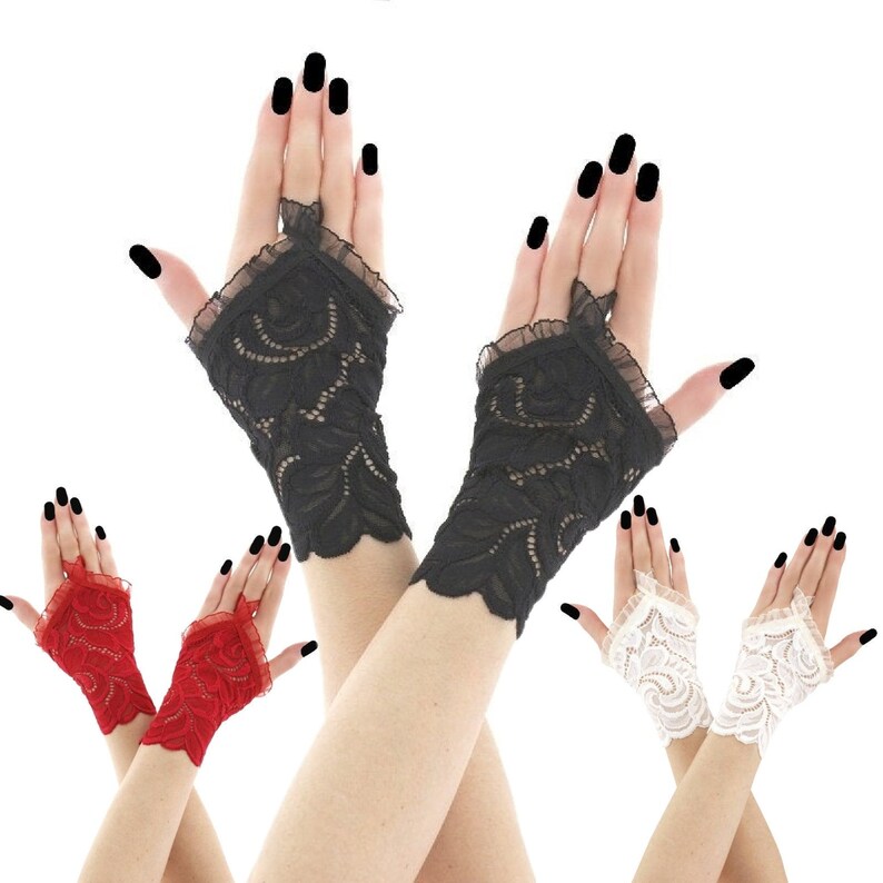 formal lace gloves