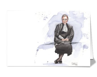 Justice Ruth Bader Ginsburg | Supreme Court Justice | Note Card | Greeting Card