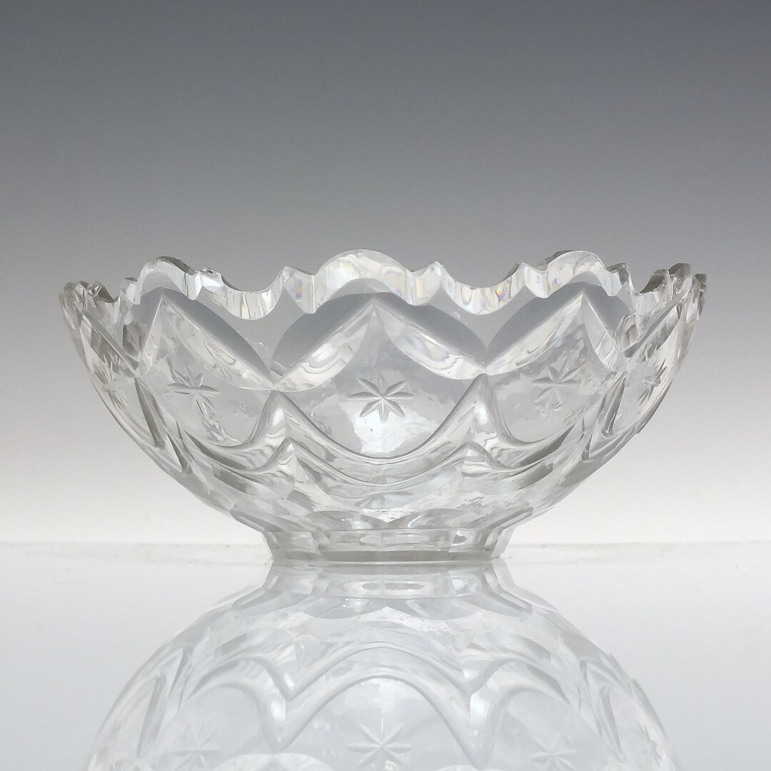 Anglo Irish Cut Oval Glass Serving Bowl C1820 Etsy anglo-irish-cut-oval-glass-serving-bowl-c1820-etsy