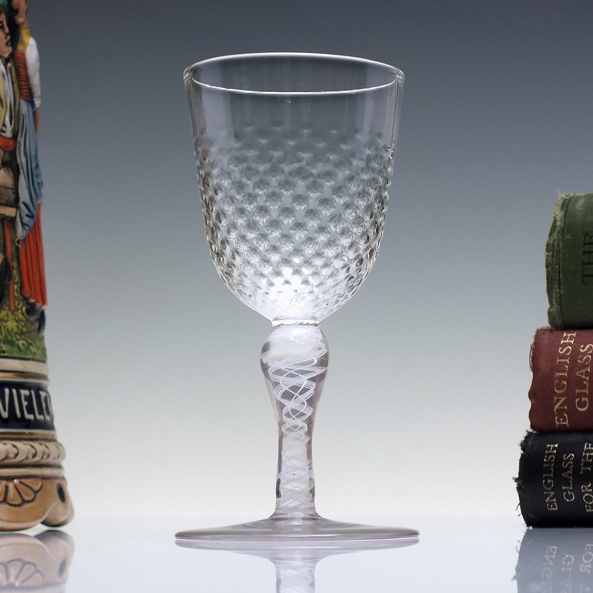 Antique Josephinenhutte Opaque Twist Wine Glass C1900 - Etsy Canada