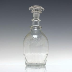 Georgian Engraved Spirit Decanter c1800